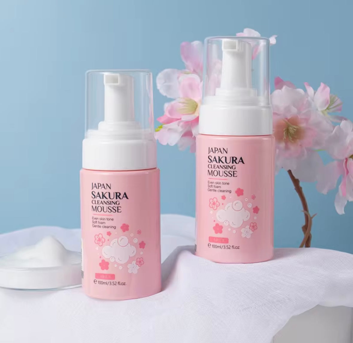 Mousse nettoyante Sakura