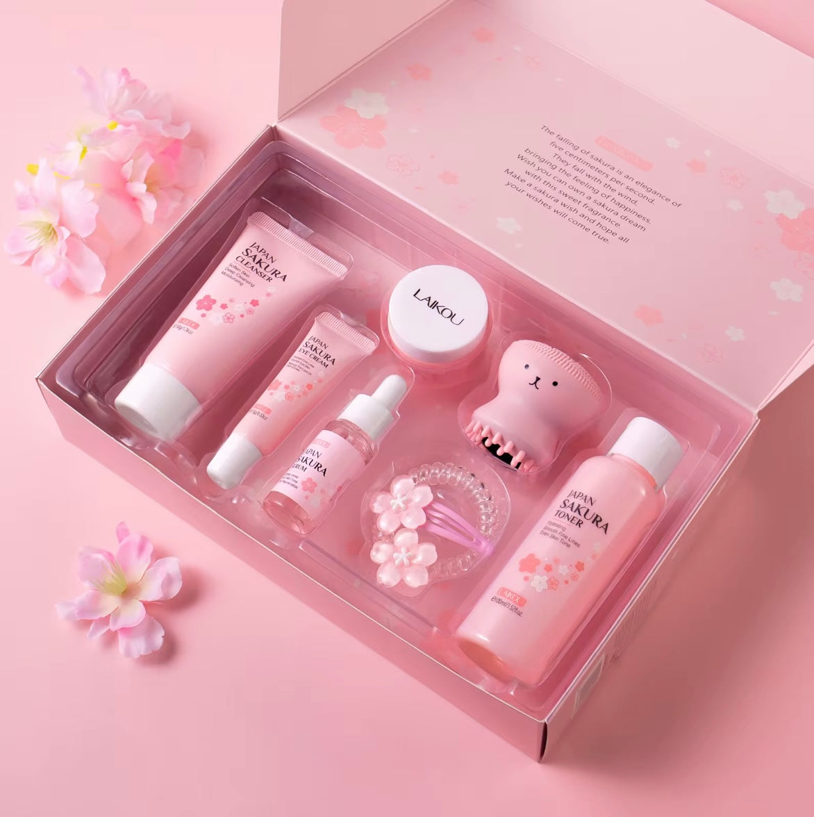 Ensemble de soins de 8 pièces anti-acné Sakura