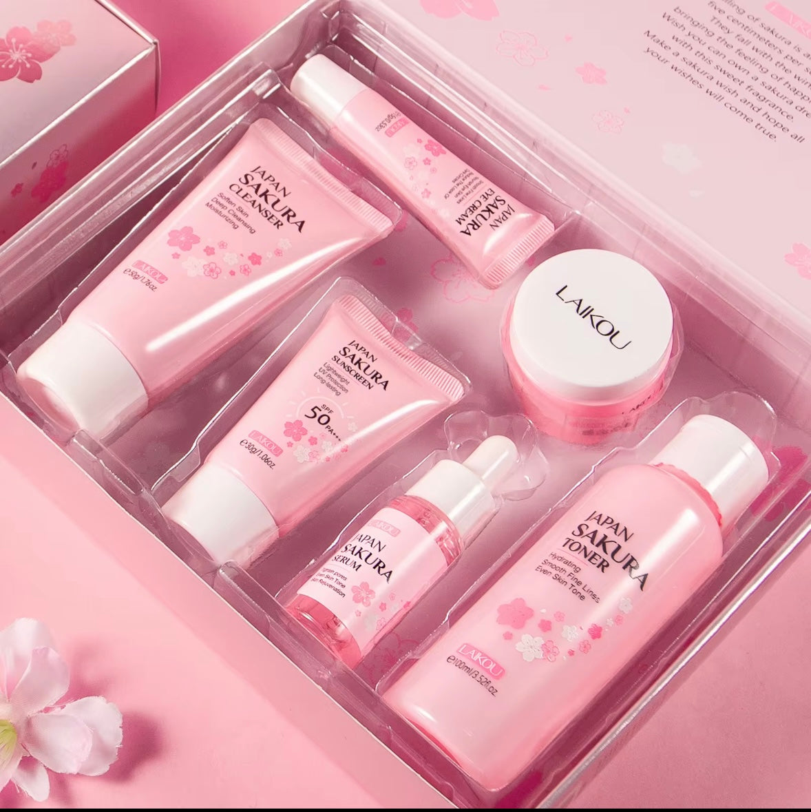 Ensemble de soins du visage 6 pièces