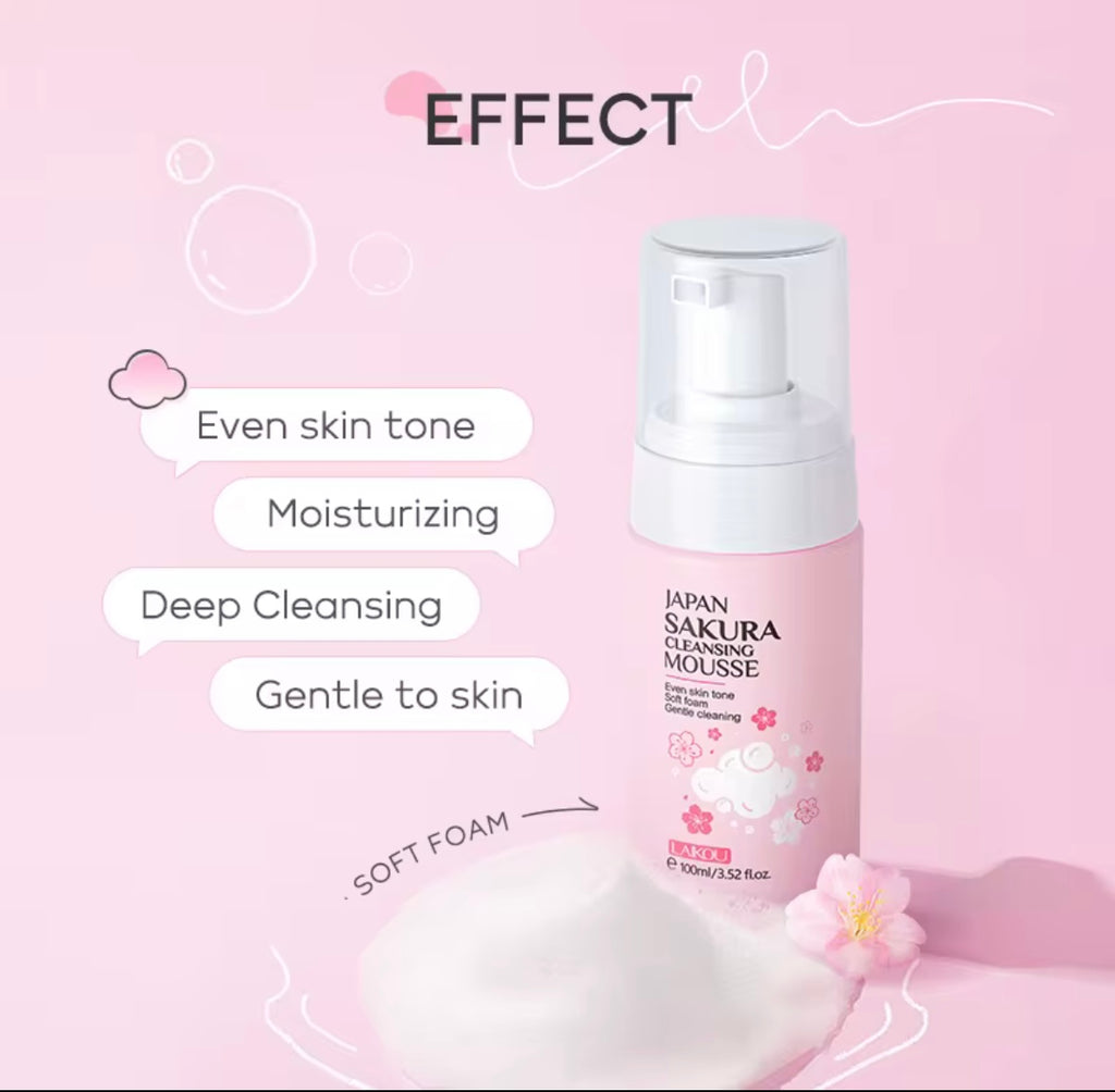 Mousse nettoyante Sakura