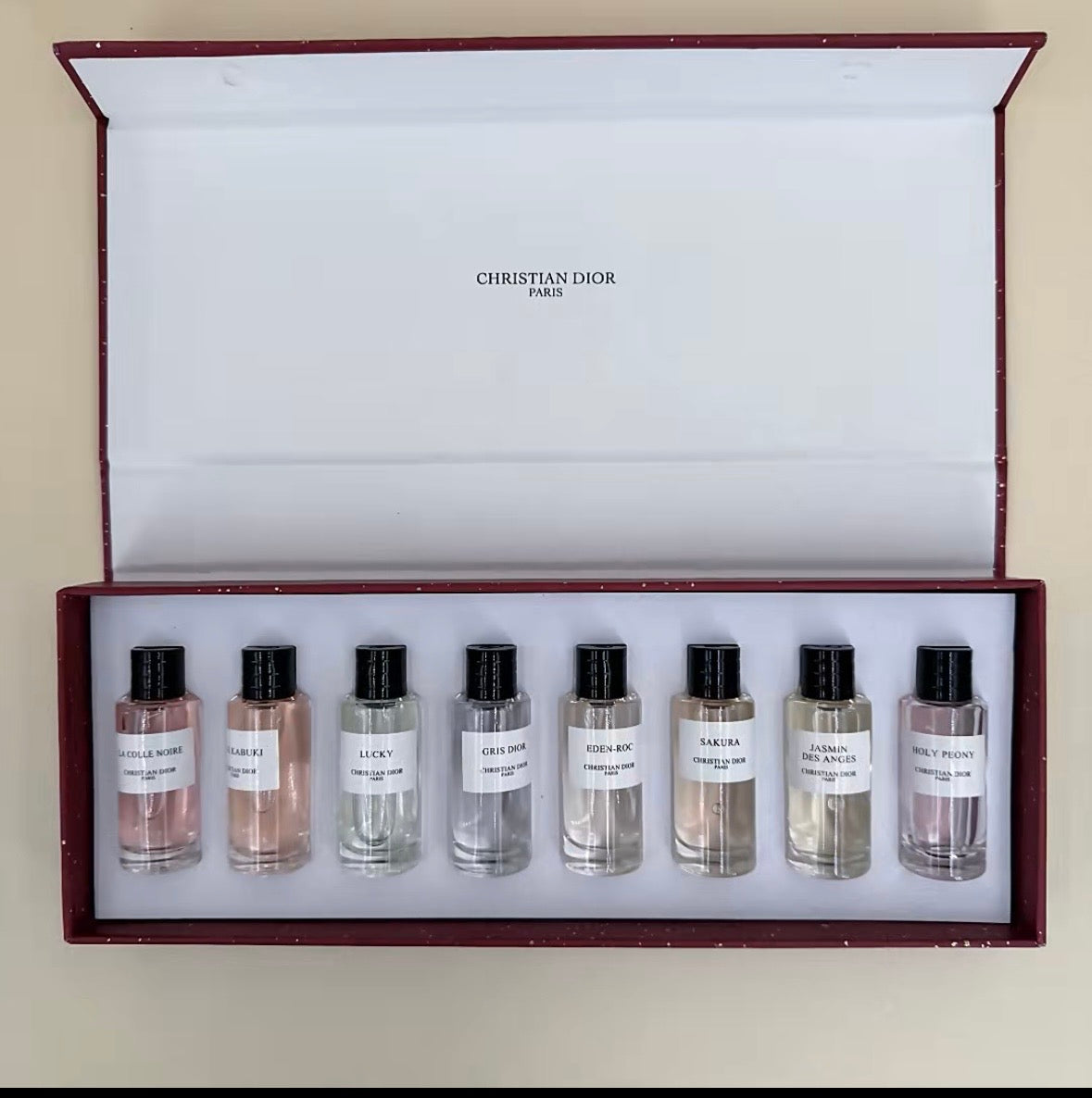 Coffret de 8 mini eau de parfum Dior