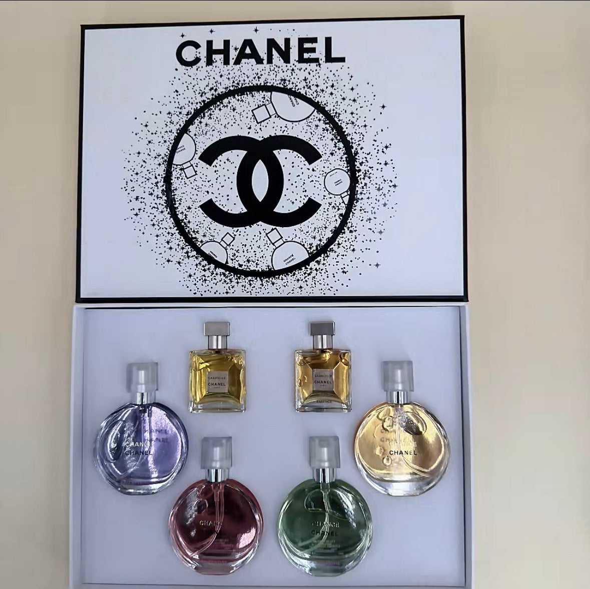 Coffret de 6 coffrets Chanel